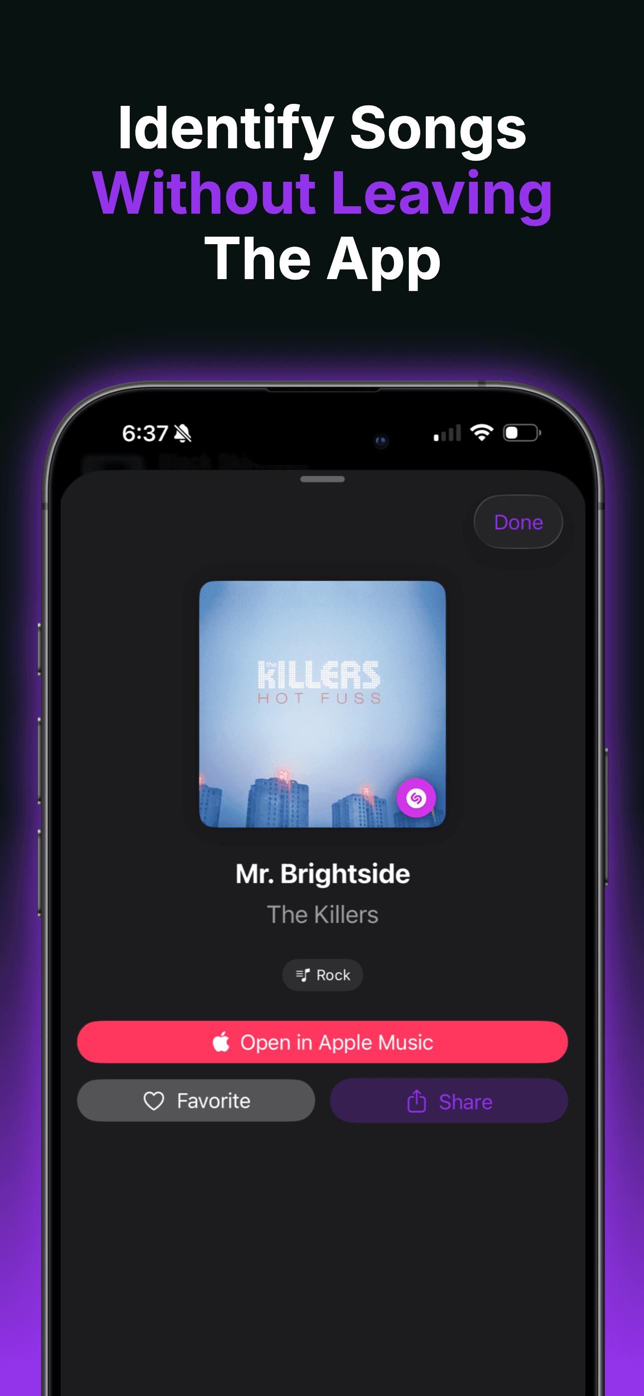 Identify songs playing on live streams